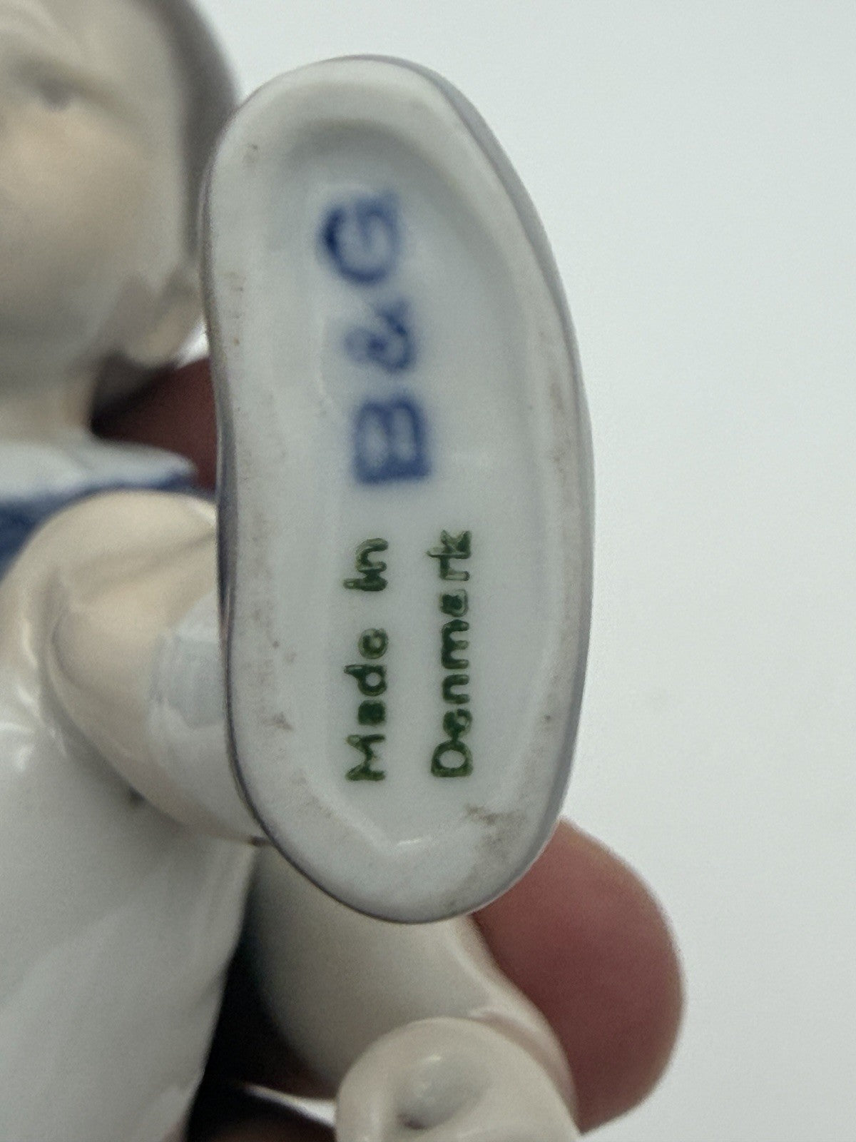 Bing Grondahl Denmark Porcelain #1636 Dickie Boy Figurine 4.25" Painted Vtg