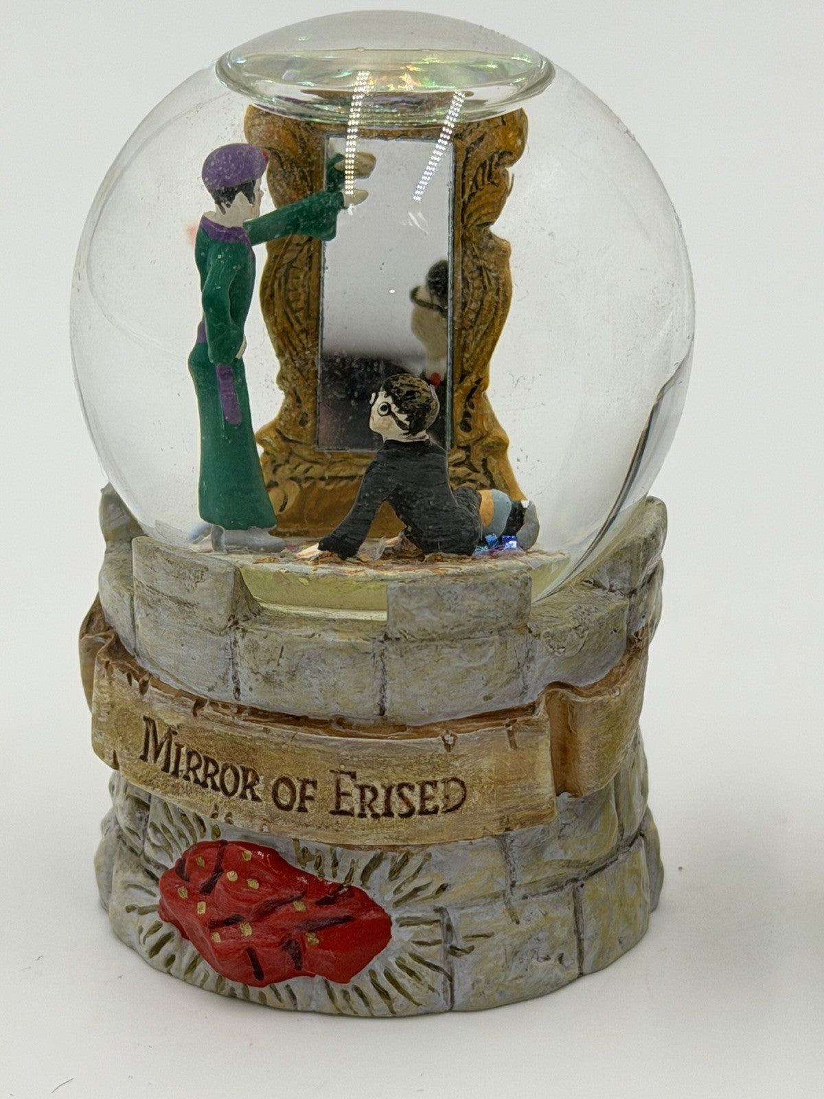 Hallmark 2000 Harry Potter Mirror Of Erised & Devils Snare Miniature Snow Globes
