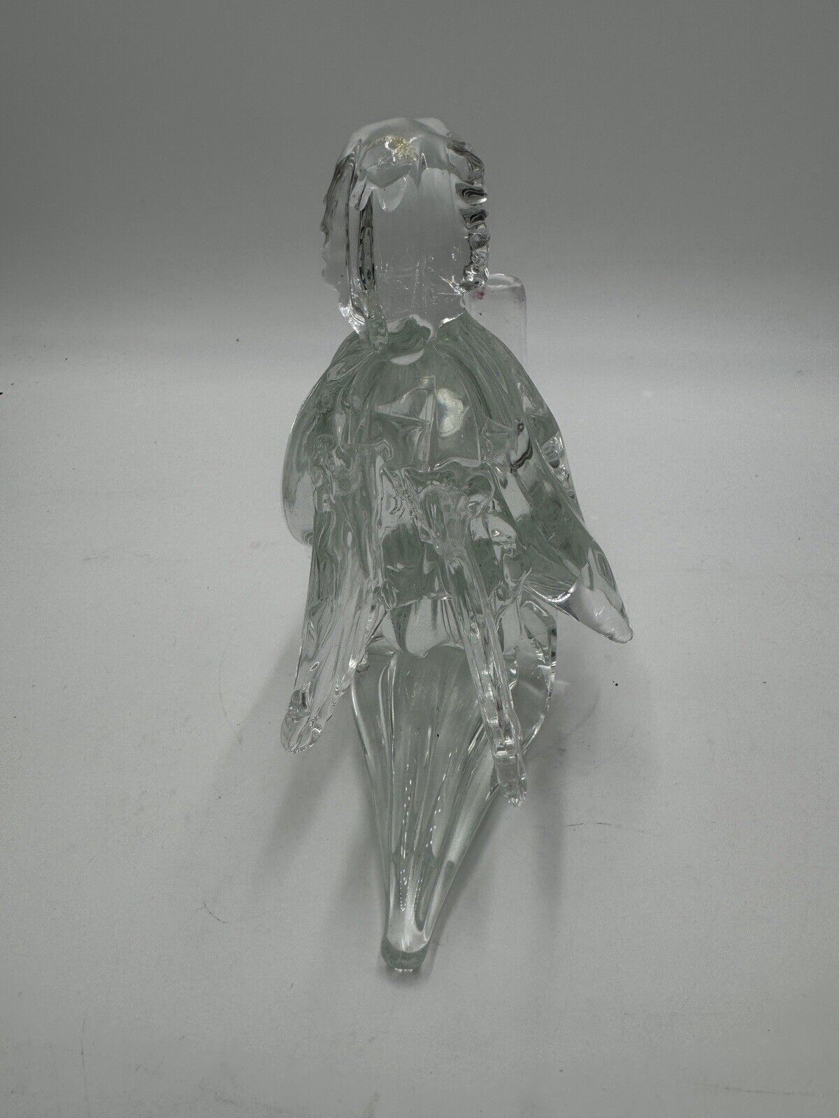 Vintage Ferro & Lazzarini Murano Glass Angel Candleholder Candlestick 6in Italy