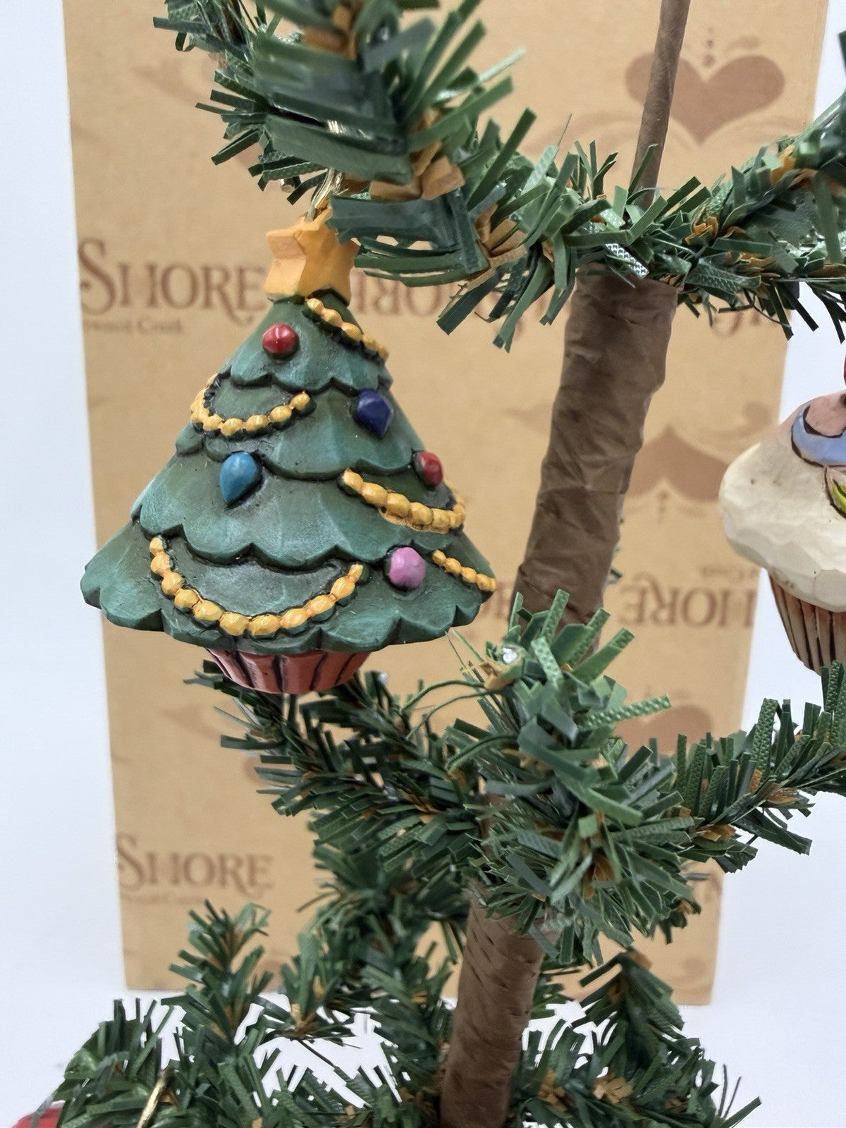 Jim Shore Christmas Joys Are Ever Sweet Christmas Tree (only 4 Ornaments )