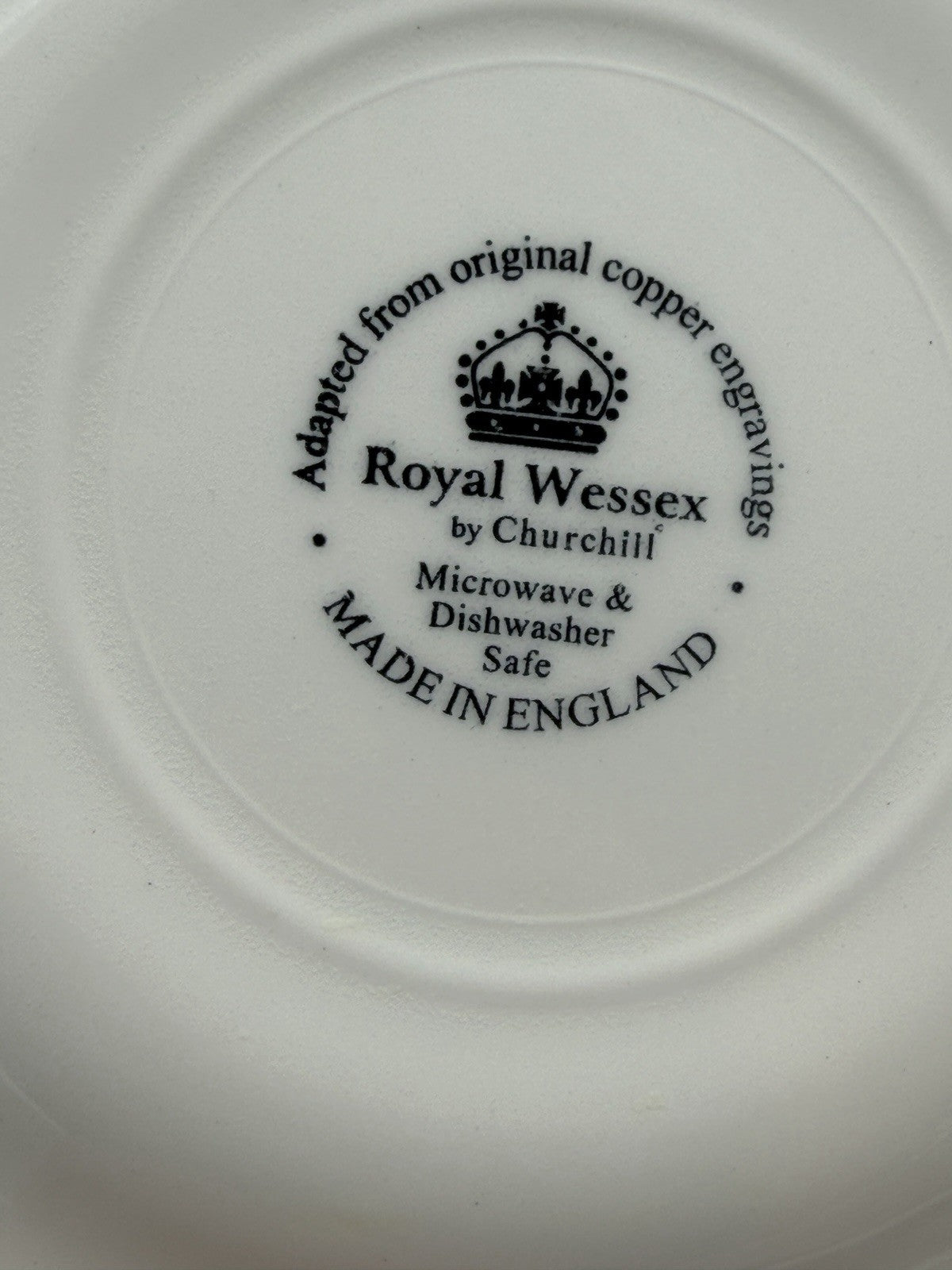 ROYAL WESSEX England porcelain Harvest Festival turkey salad plates set 4