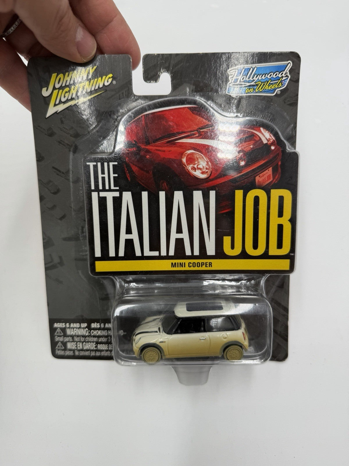 Johnny Lightning Hollywood the Italian Job 2003 Mini Cooper  White / Dusty