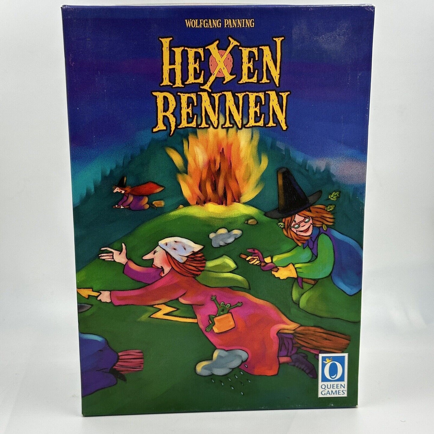 Queen Games Hexen Rennen Racing Witches Board Wooden Meeples English Rules