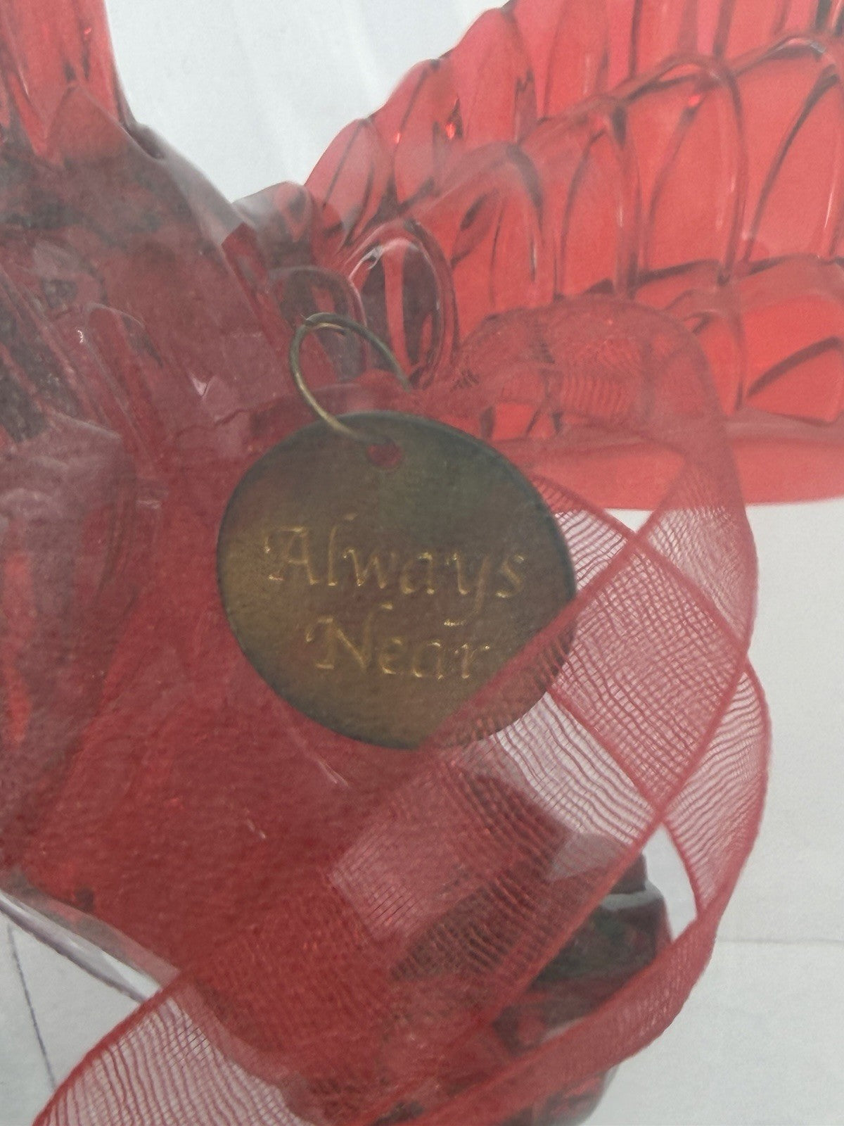 Department 56 Always Near Cardinal Red Bird Hang w/ Charm Ornament Boxed