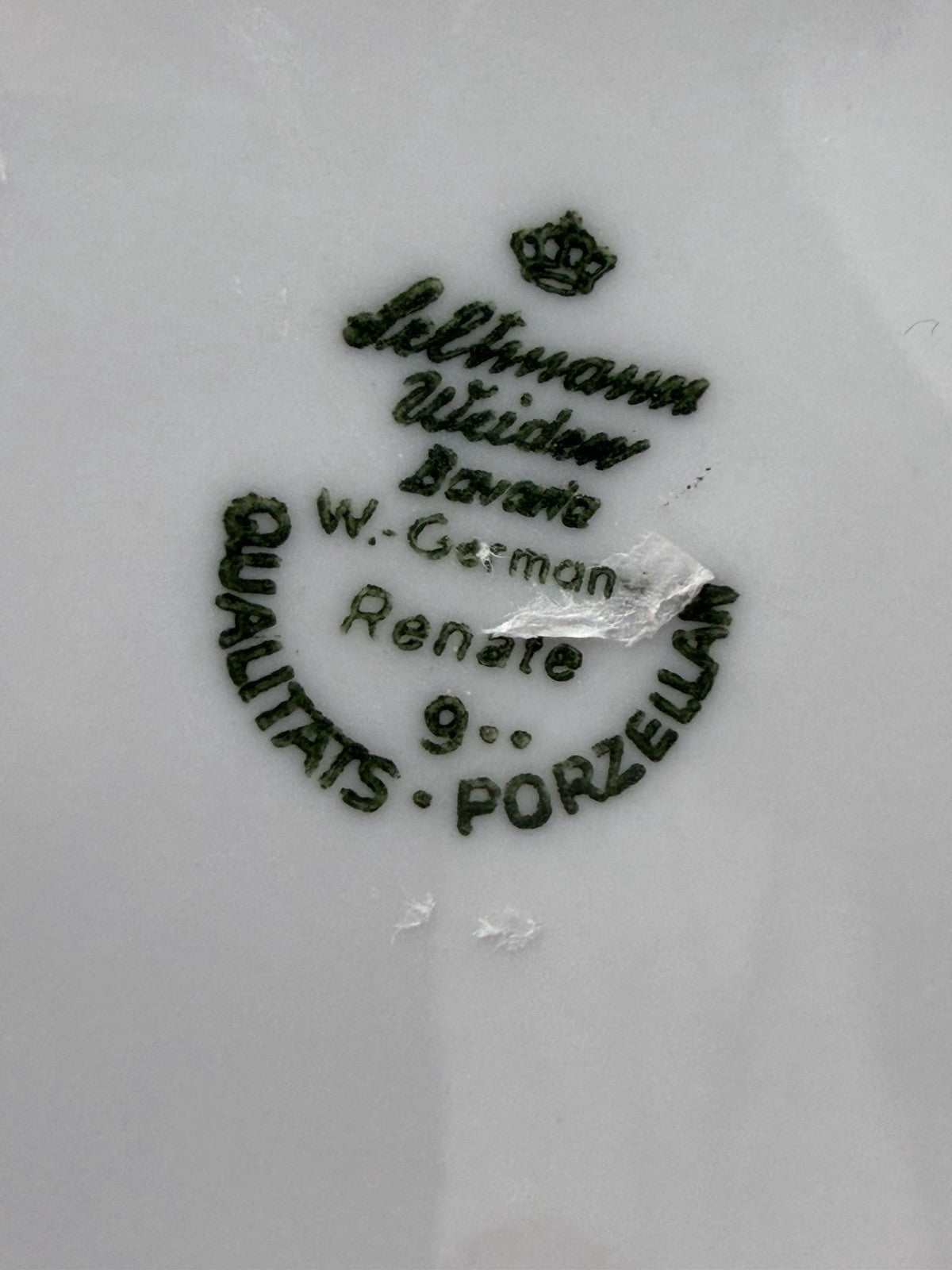 Seltmann Weiden Bavaria W. Germany RAINBOW BLUE Creamer Gravy & Sugar Bowl Set