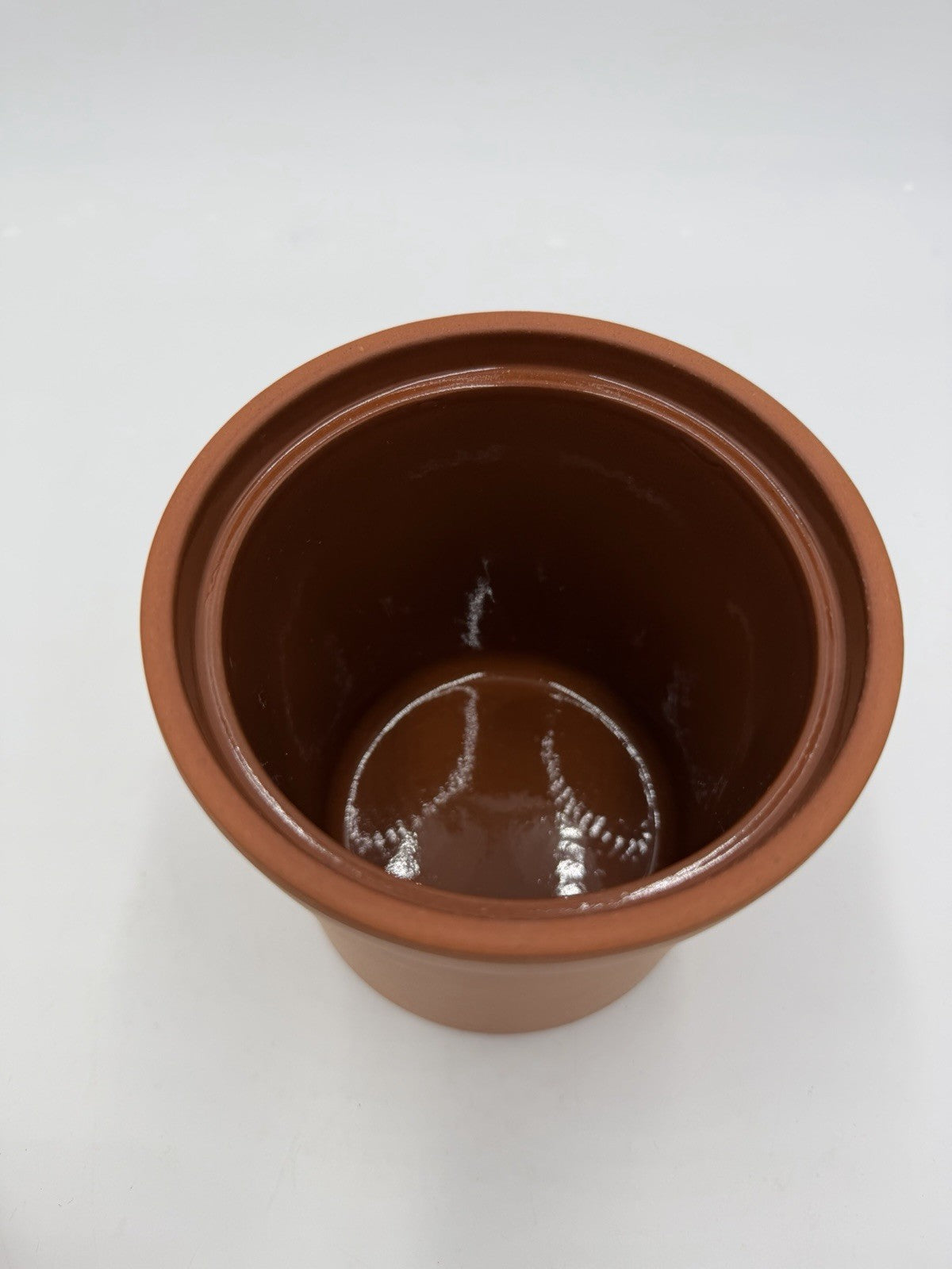 Henry Watson Pottery COFFEE The Original Suffolk Canister Terracotta England 7”H