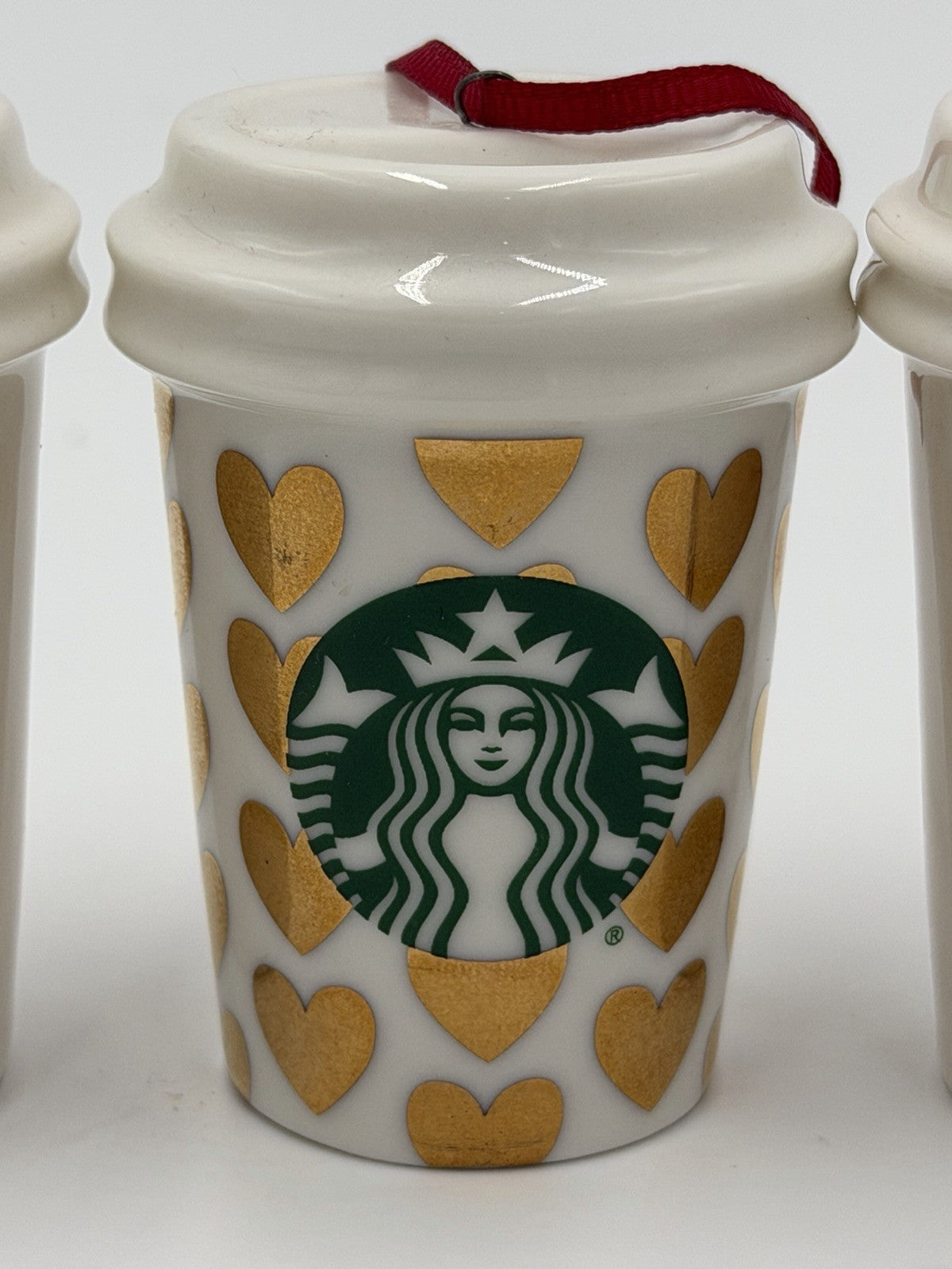 Starbucks Coffee Company Hanging Mini Cups Christmas Ornaments 1971, 1992,2011