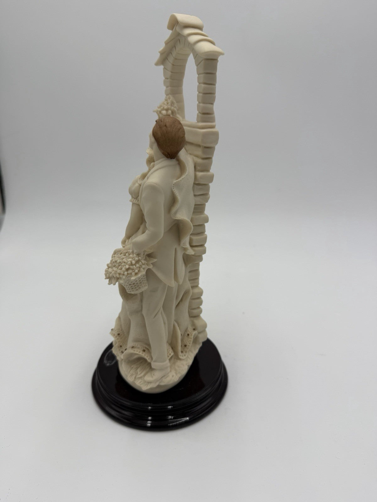 Vtg Giuseppe Armani Italy Figurine Florence Love In Bloom Sculpture Bride &groom