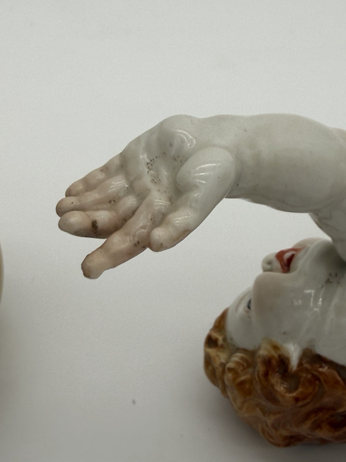 1940’s Algora Spain Porcelain Art Nouveau Playful Cherub Angels Figurines Gold
