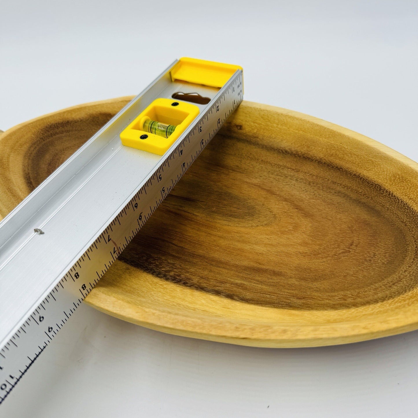 Anthropologie carved fresh wood serving oval bowl 18”x 8”x 2” Rustic Primitive