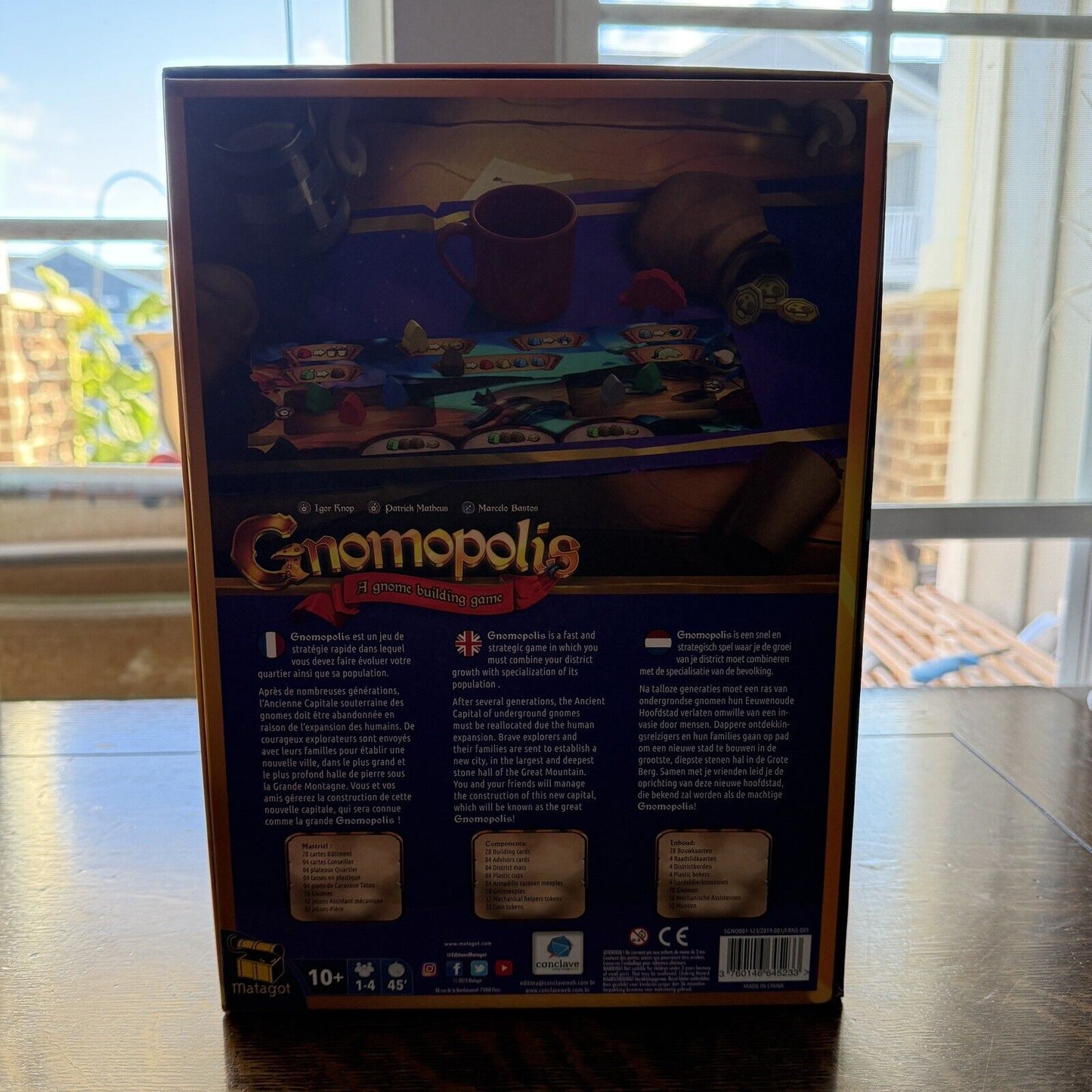 Gnomopolis: A Strategic Gnome Building Deck & Dice Building Game For 1-4 Players