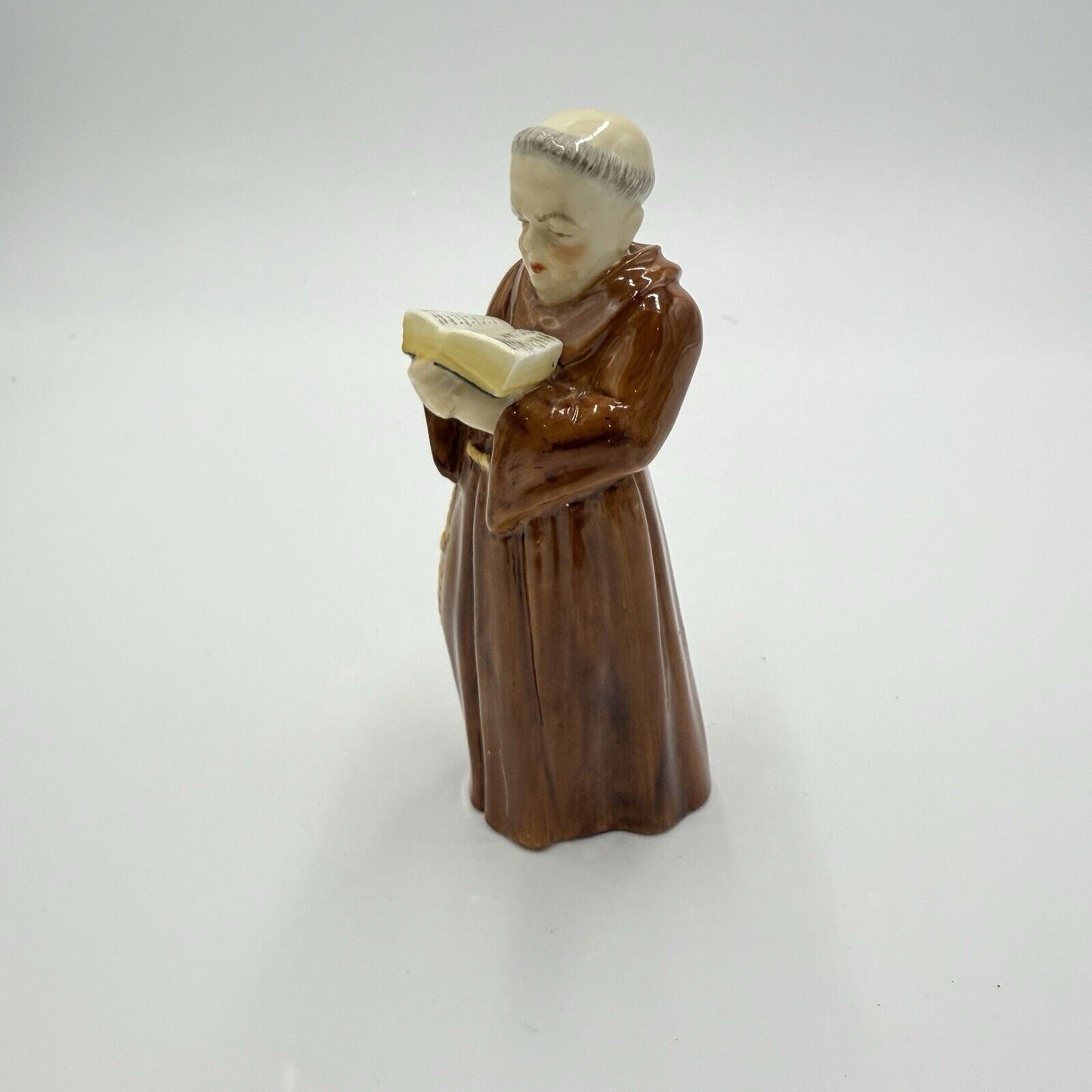 Royal Worcester Bone China Candle Snuffers Monk Vintage Figurine Hand Painted