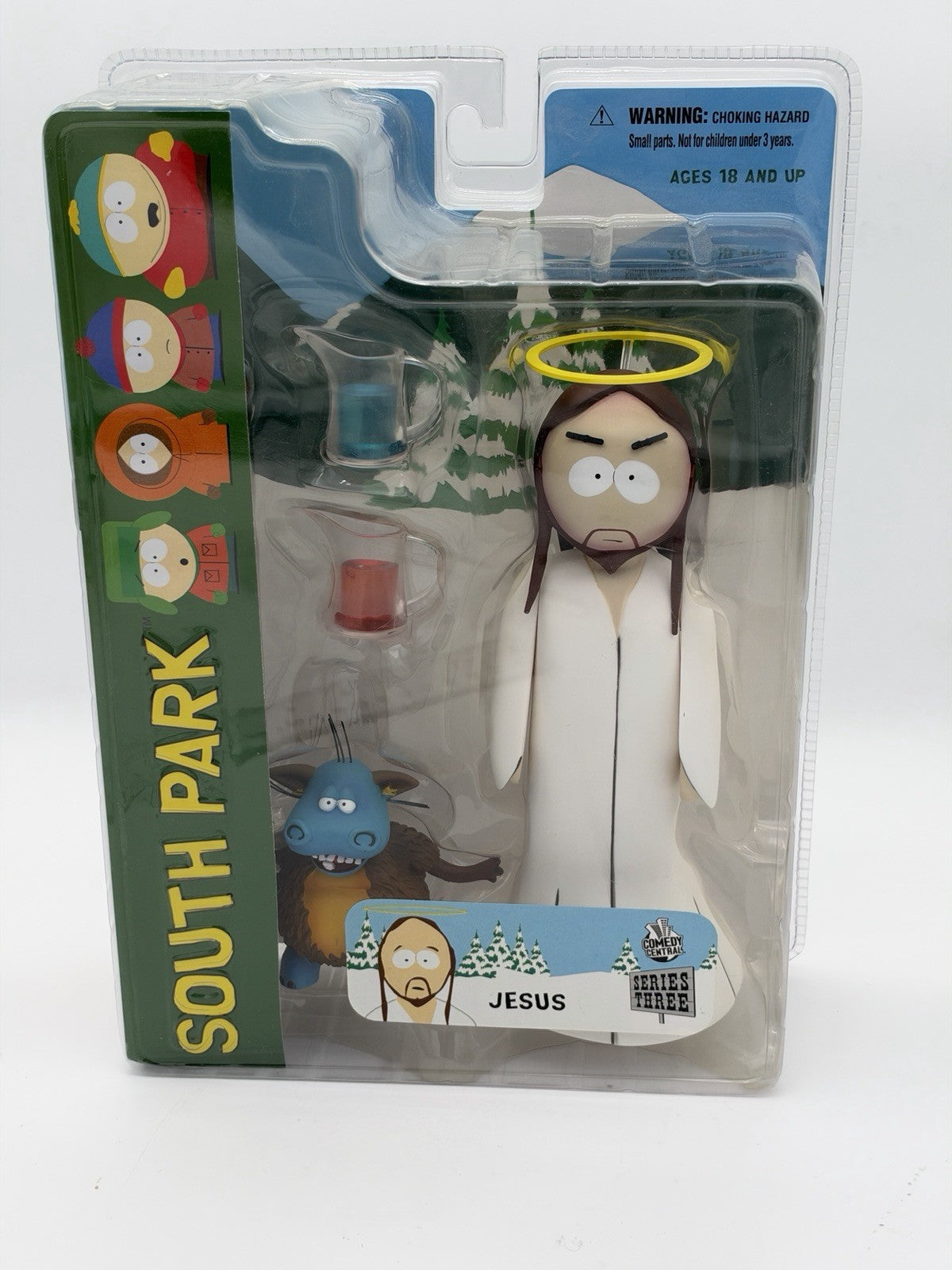 South Park Series 3 Jesus 7" Action Figure Mezco Toys 2006 Vtg Sealed New