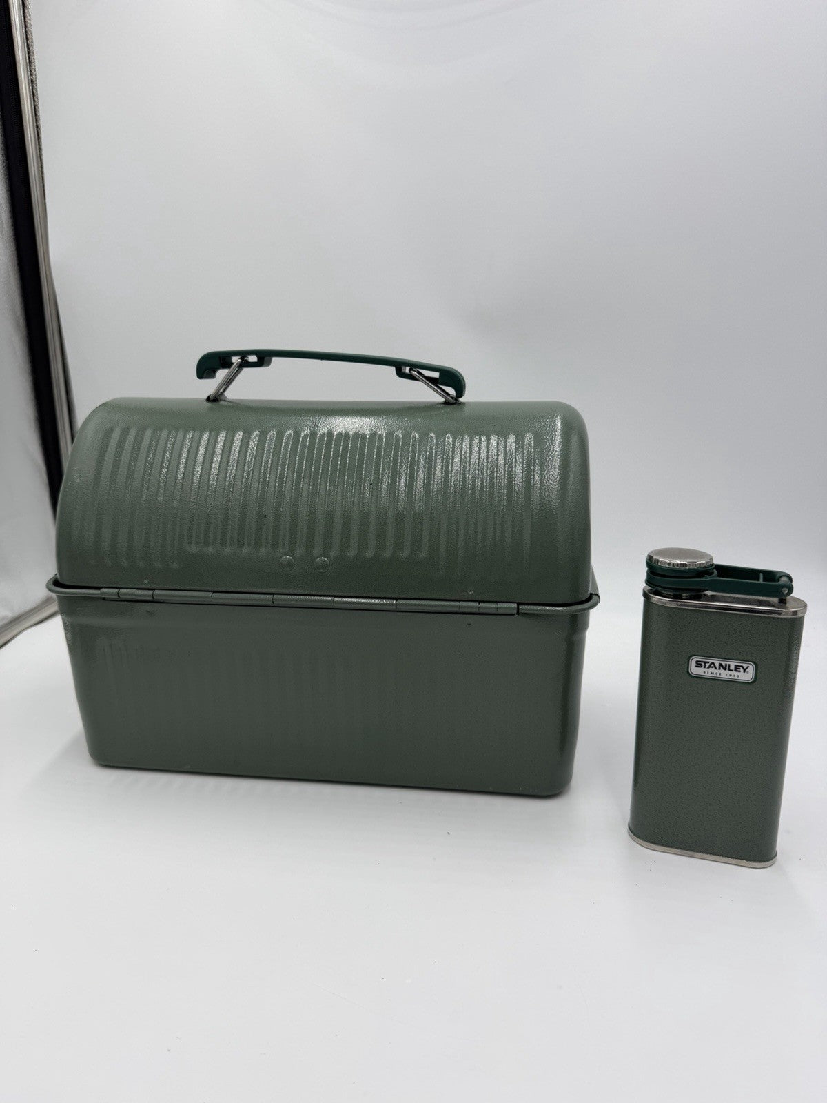 Vintage Stanley Lunch Box & Classic Flask Set 2 Pieces 9”x12”