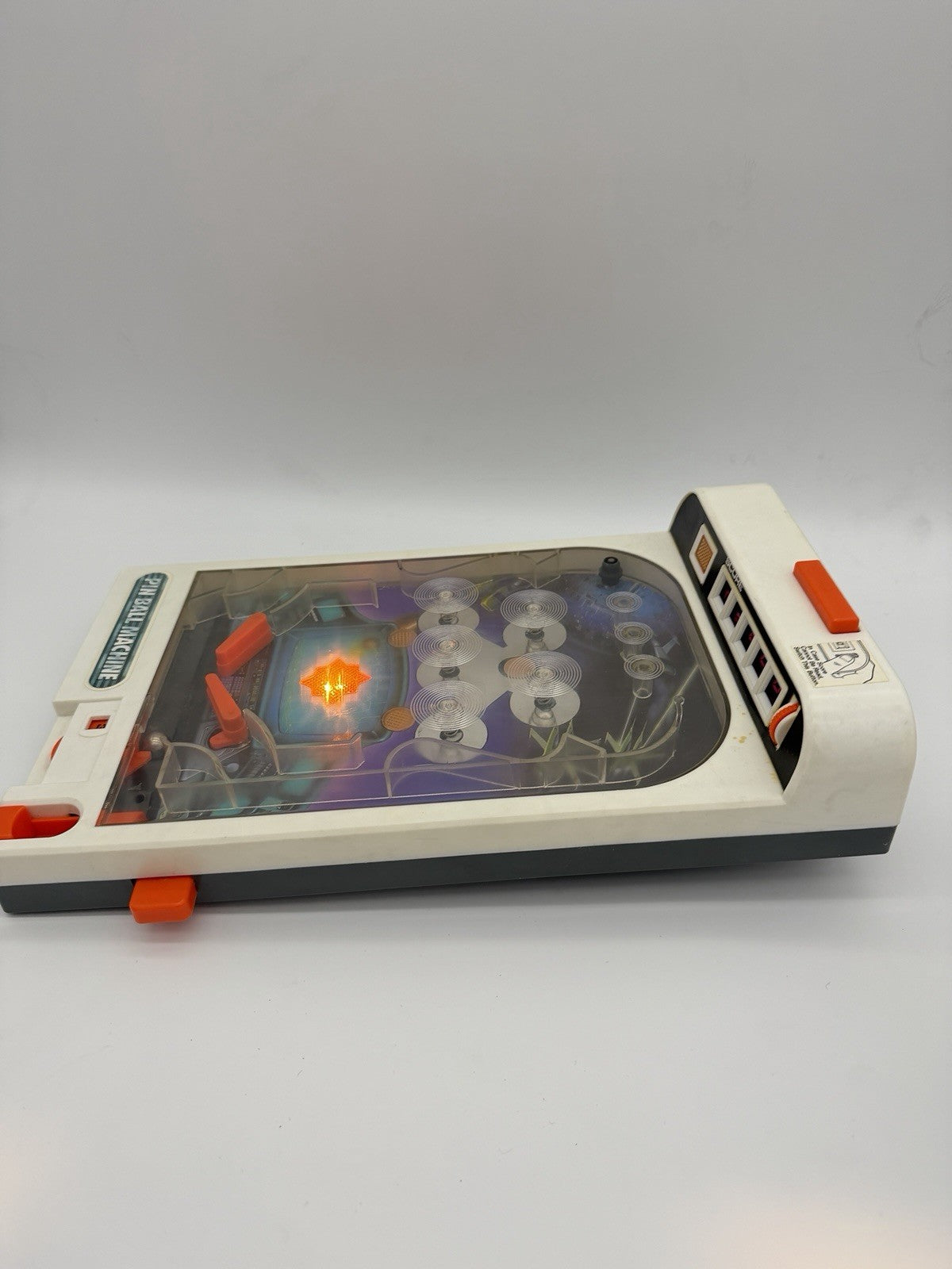 Vintage 1979 TOMY Atomic Arcade Tabletop Pinball Machine Working