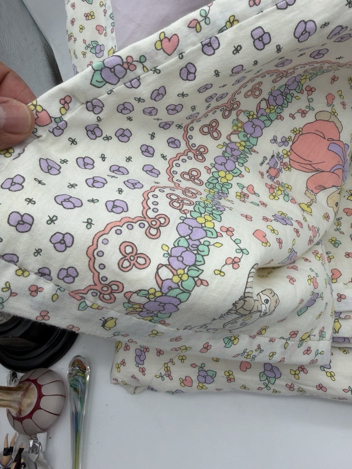 Precious Moments bedding PMI Spectrix patchwork cross-stitch comforter full