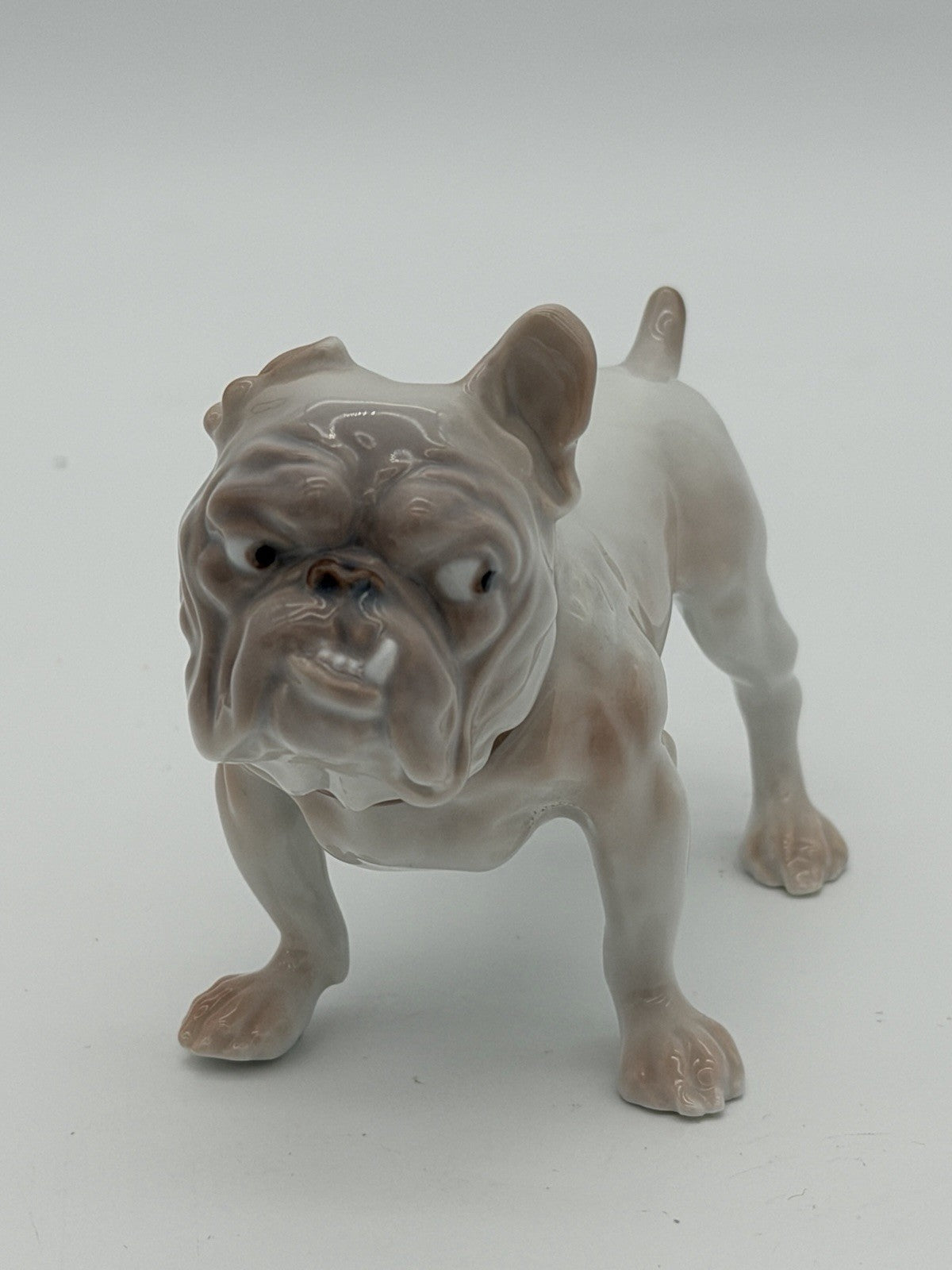 Bing and Grondahl Small Bull Dog #1676 Figurine.
