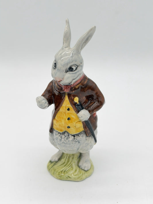 Beswick England Porcelain White Rabbit Alice in Wonderland Series 1974 Figurine
