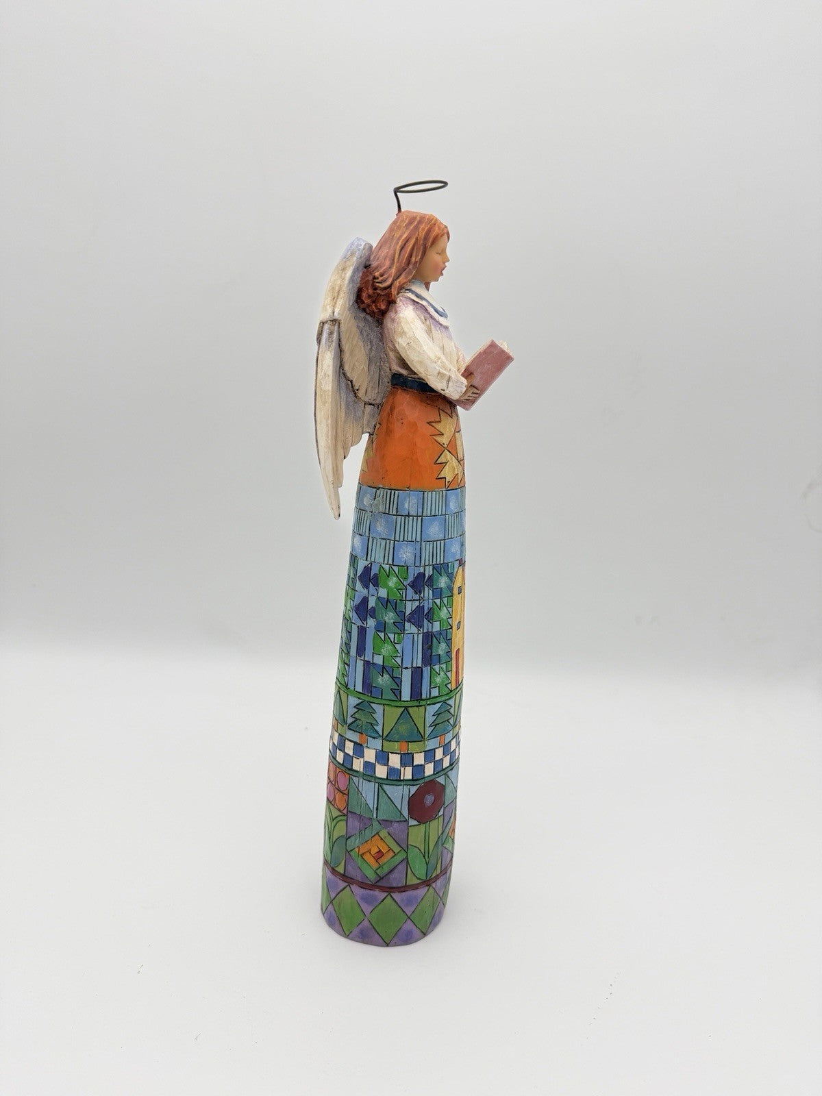 Jim Shore Heartwood Creek 2004 Singing Makes the Heart Glad Angel 13”H #117688
