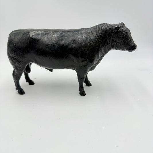 Vintage Breyer Molding Co. Black Angus Bull #365 Chris Hess Design