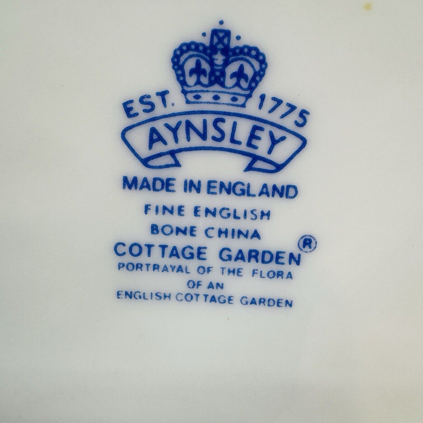 AYNSLEY Bone China Cottage Garden Planter Floral