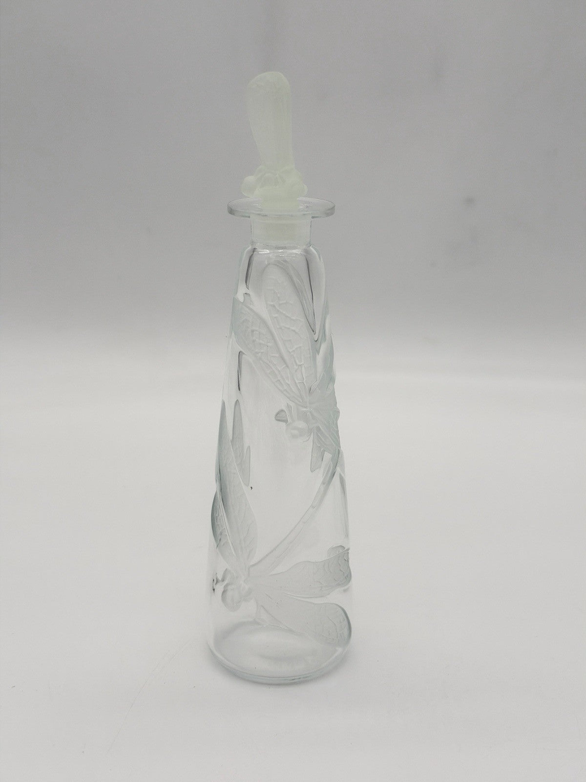Lucien Gaillard MMA Metropolitan Museum Art glass dragonfly perfume bottle 6.5”