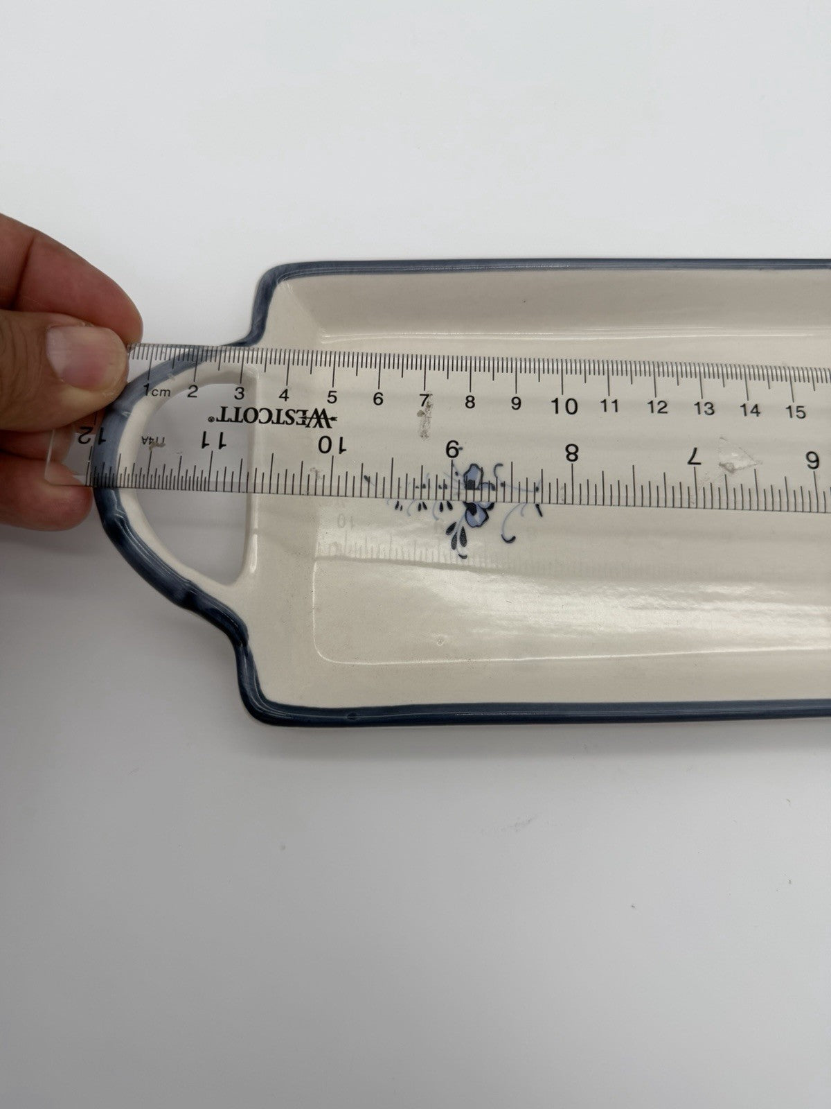 Villeroy & Boch VIEUX Old LUXEMBOURG Porcelain Germany Rectangle Handled Tray
