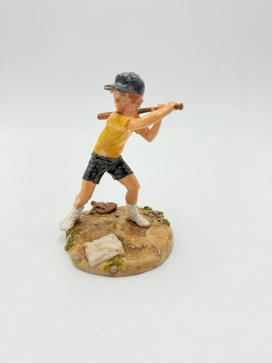 The Franklin Mint Children Of The World Fine Pewter USA Boy Painted Figurine