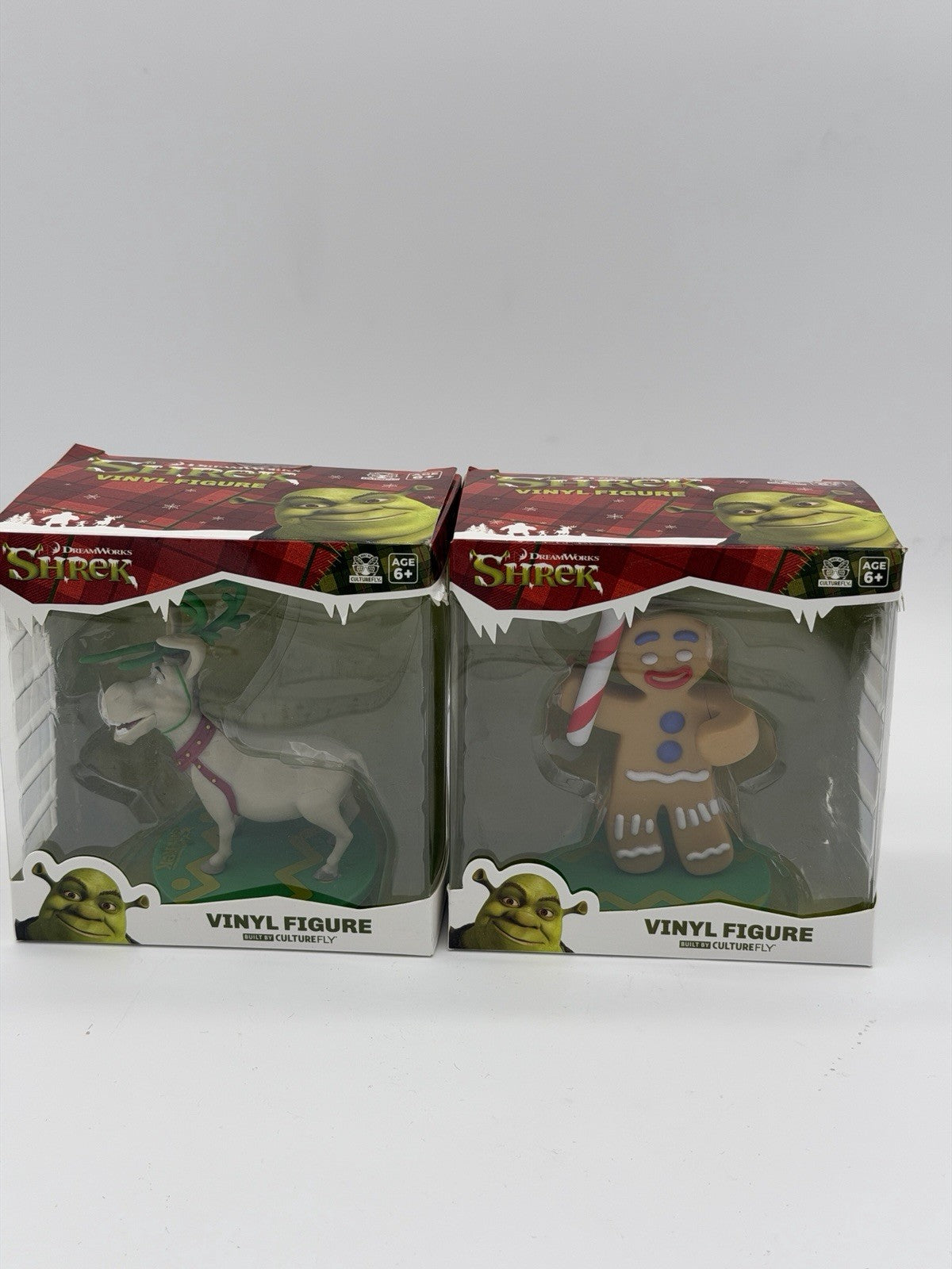 DREAMWORKS SHREK 4.5" Vinyl Figure Gingerbread & Reindeer Donkey