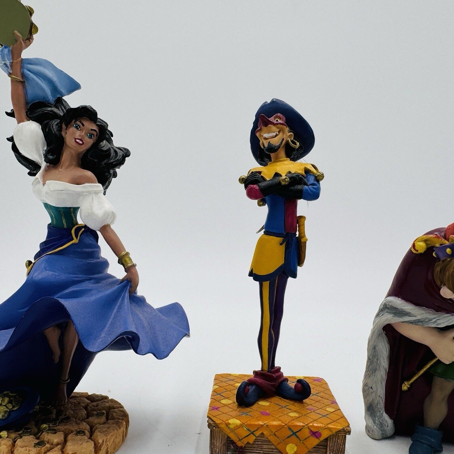 Vintage Disney HUNCHBACK OF NOTRE DAME Enesco  Figurines 4 Pieces Resin Rare