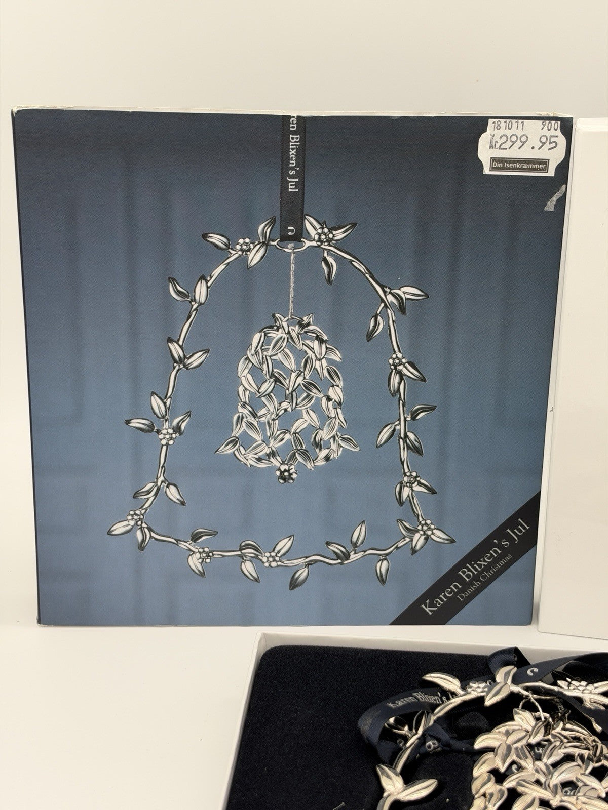ROSENDAHL Copenhagen Karen Blixen`s Jul Danish Christmas Metal Bell Ornament