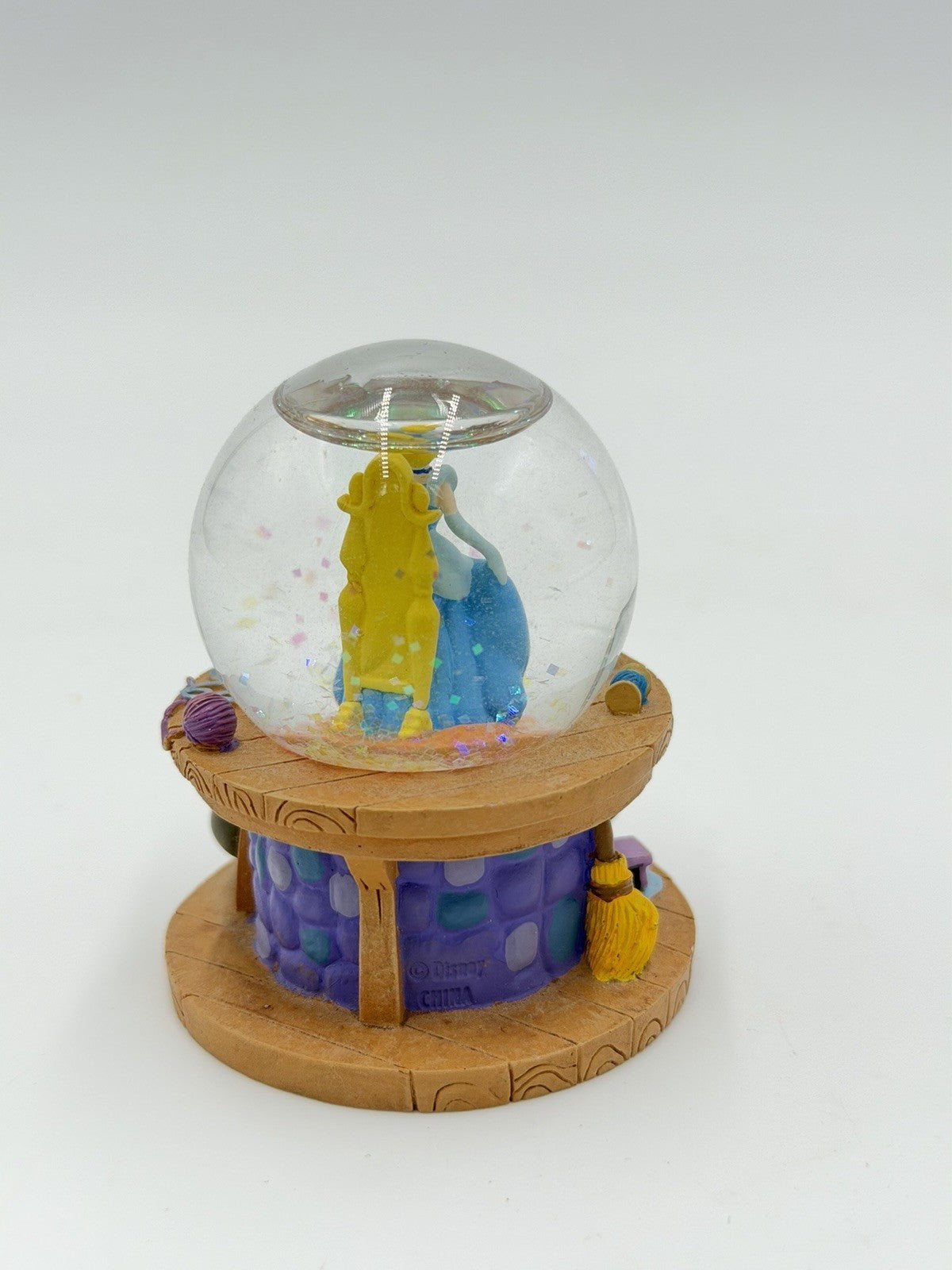 90s Disney Store Cinderella Dress Mice Exclusive Mini Snow Globe 3in