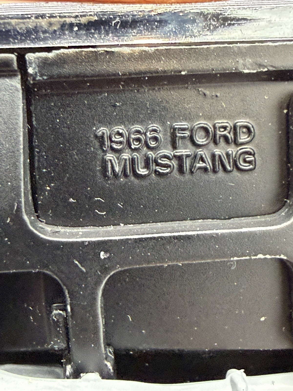 DANBURY MINT 1966 Ford Mustang Convertible 1/24 Diecast Metal Car  Beige