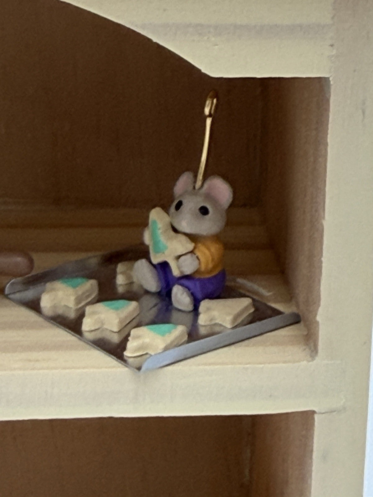 Hallmark 1993 Tiny Green Thumbs Mice Ornaments Miniatures 9 PCs