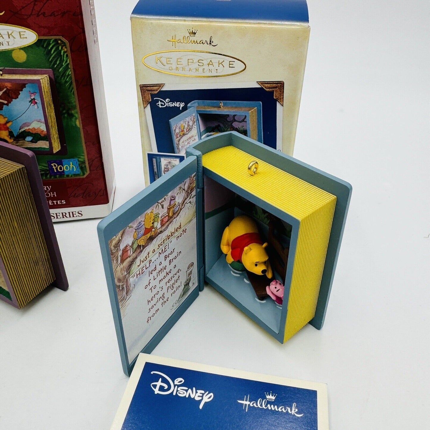 Hallmark Keepsake Ornaments Winnie The Pooh Collectors Series 2000 & 2005