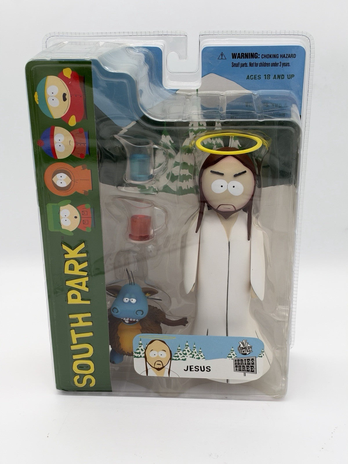 South Park Series 3 Jesus 7" Action Figure Mezco Toys 2006 Vtg Sealed New