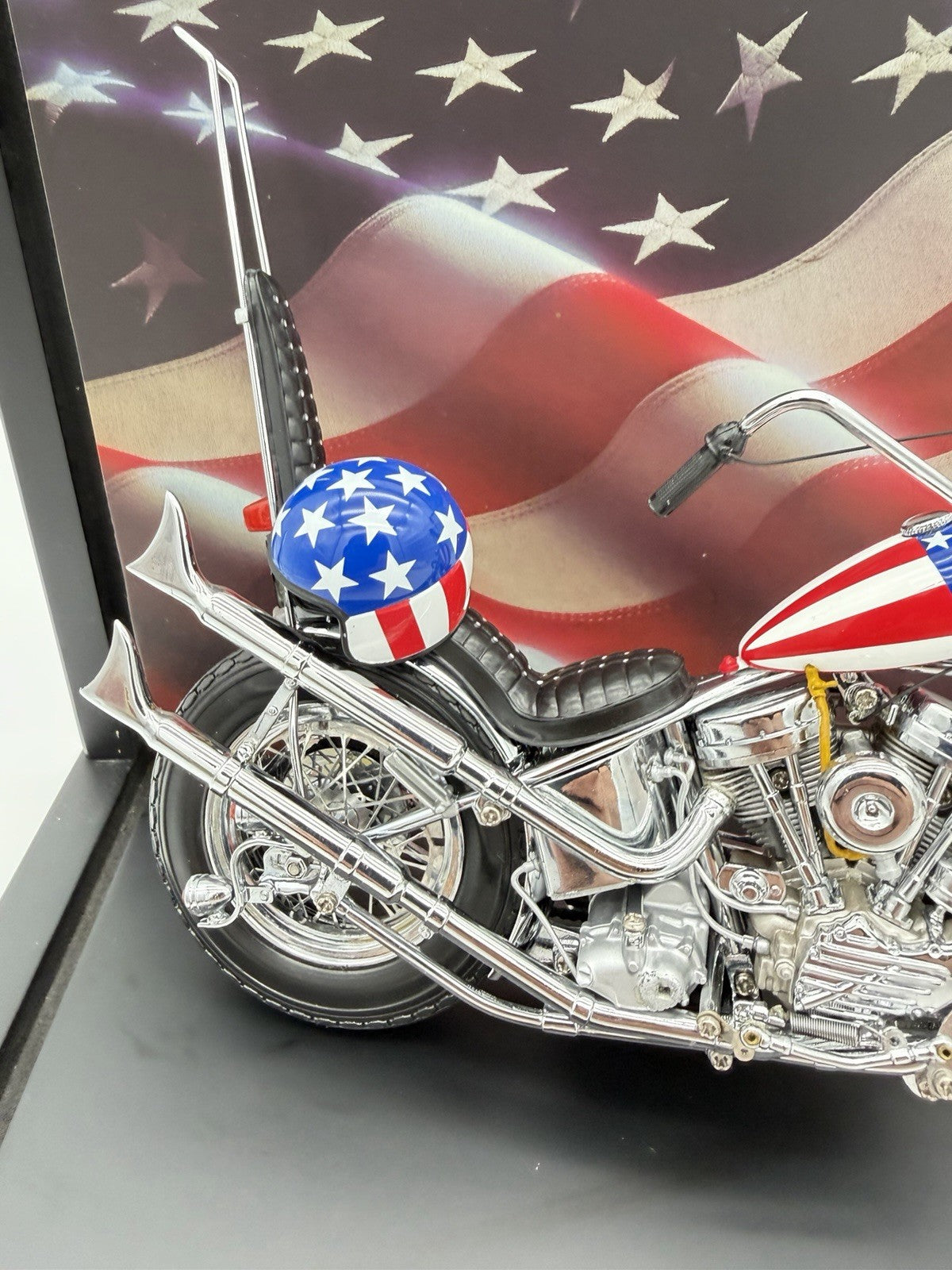 Franklin Mint Harley-Davidson 1969 Easy Rider 1:10 Scale Diecast (flawed Rims