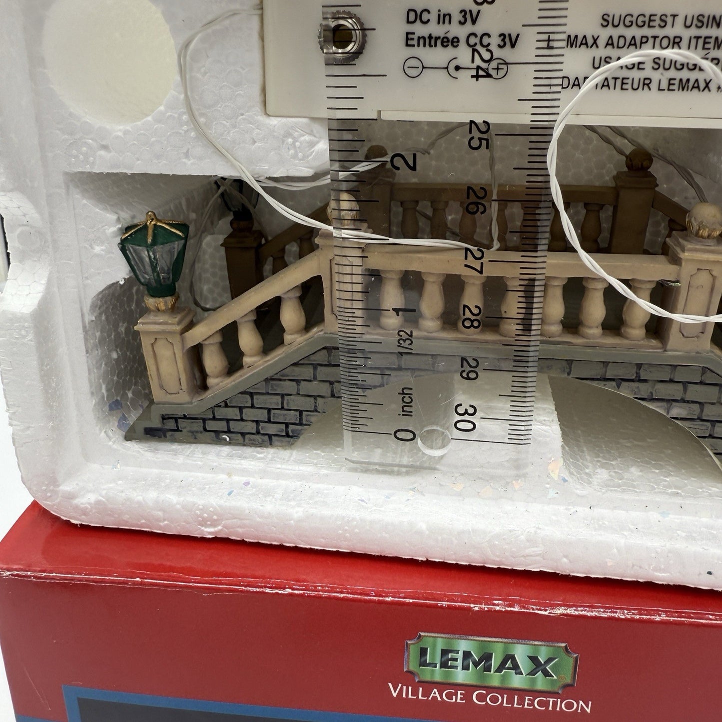 Lemax Village Collection Lighted Somerset Foot Bridge & Wooden Gazebo Round