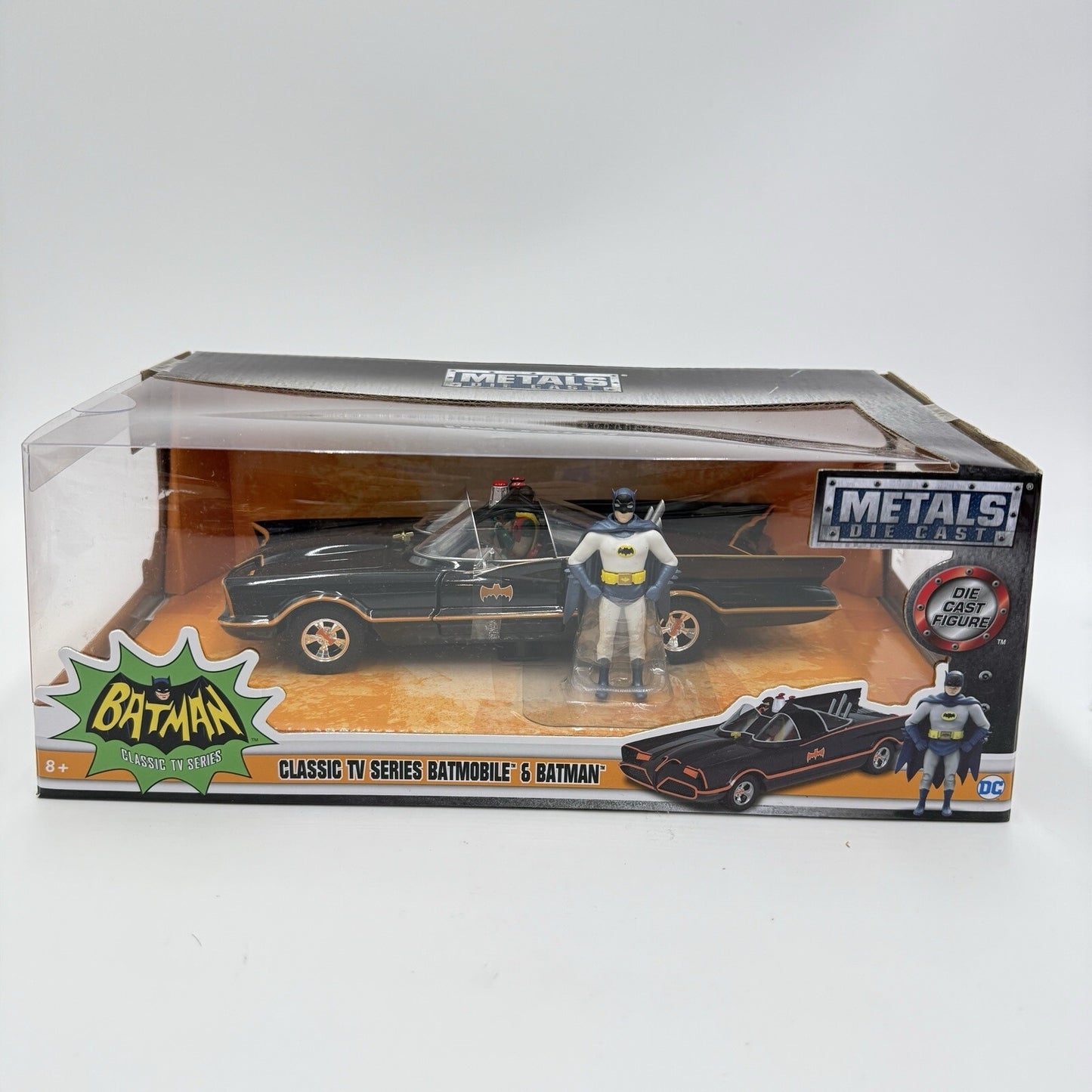 Jada Toys Batman DC Comics Classic TV Series Batmobile Die-cast Car, 1:24 Scale