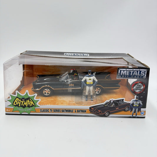 Jada Toys Batman DC Comics Classic TV Series Batmobile Die-cast Car, 1:24 Scale