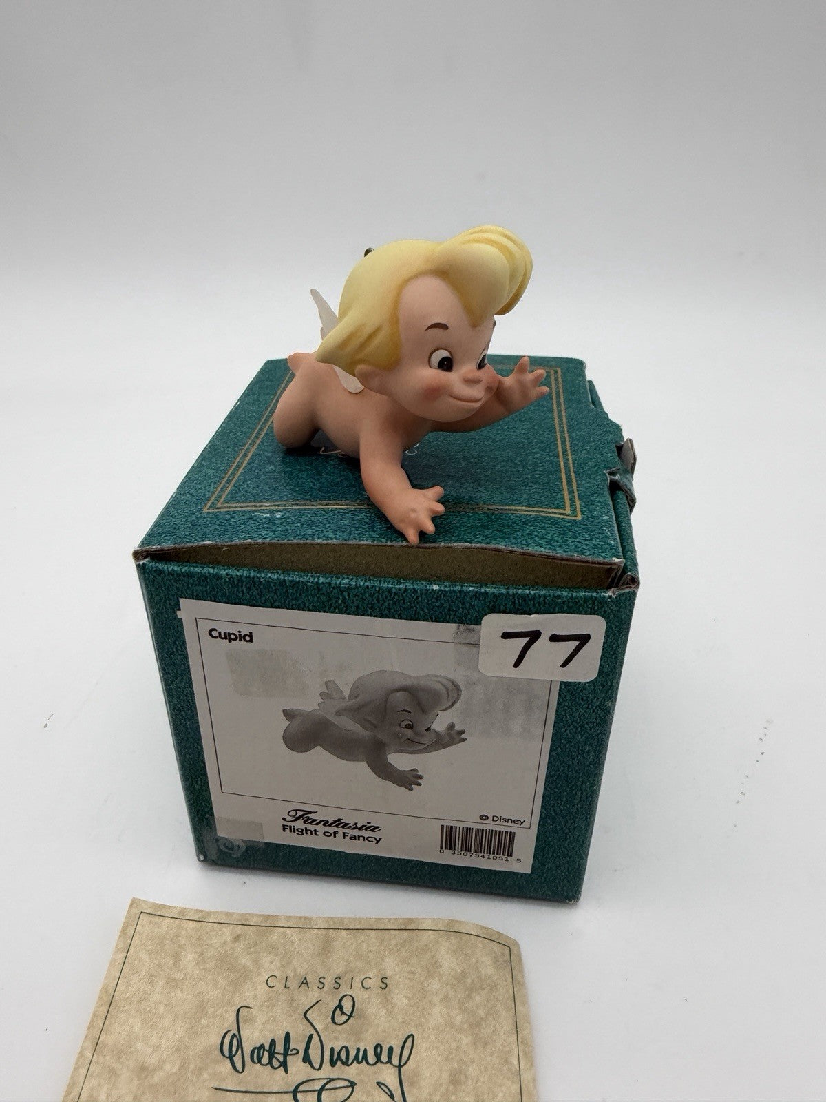 WDCC Disney Fantasia Flight of Fancy Cupid Ornament Christmas Porcelain
