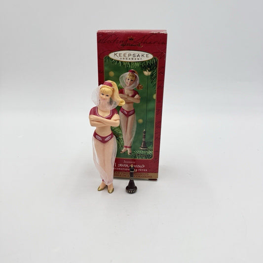 Vintage 2000 Hallmark "Jeannie" Ornament I Dream Of Jeannie 2-Piece Set TV Show