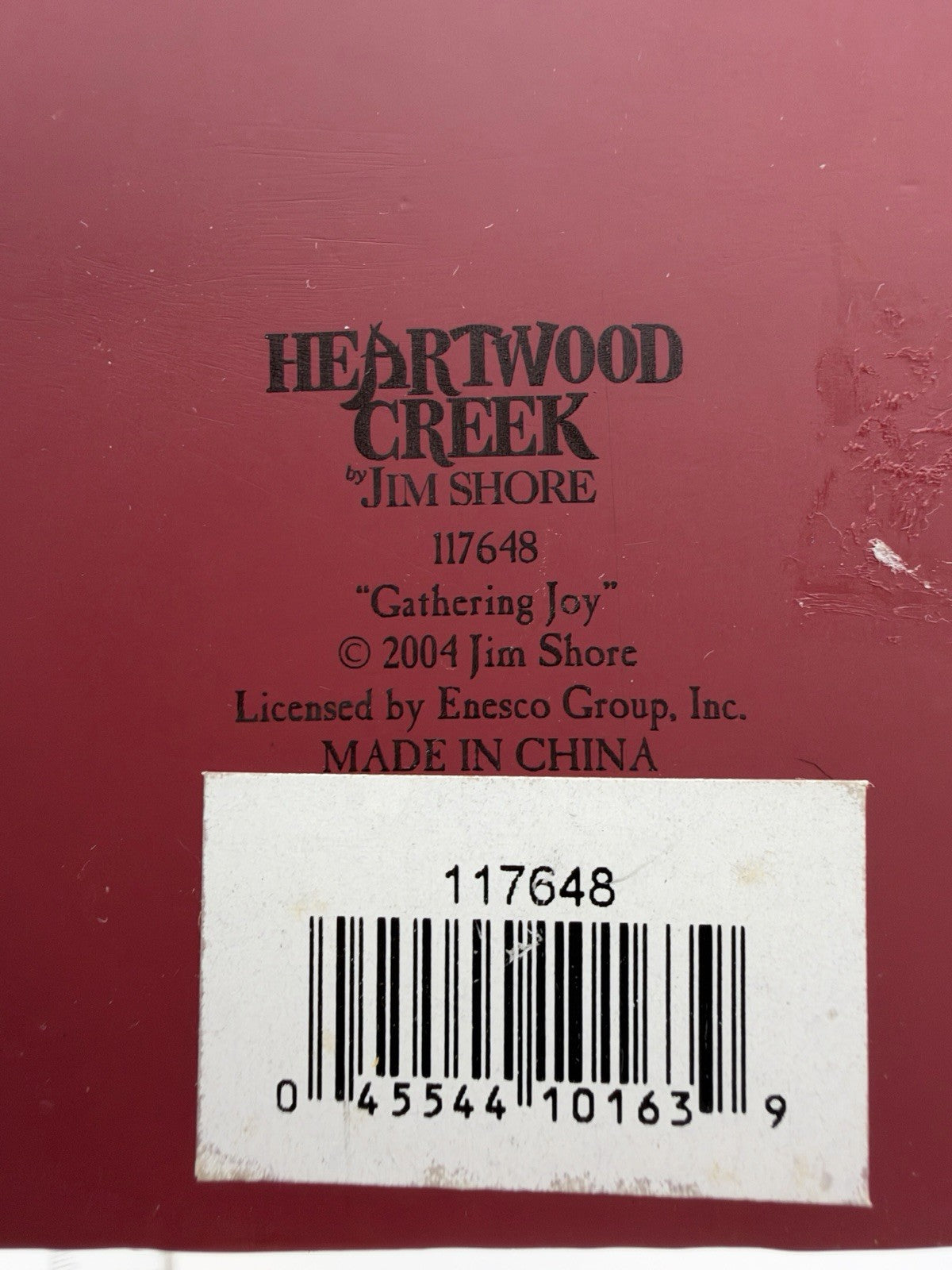 Jim Shore Heartwood Creek Gathering Joy 18”H Pencil Santa Cane 2004 Figurine