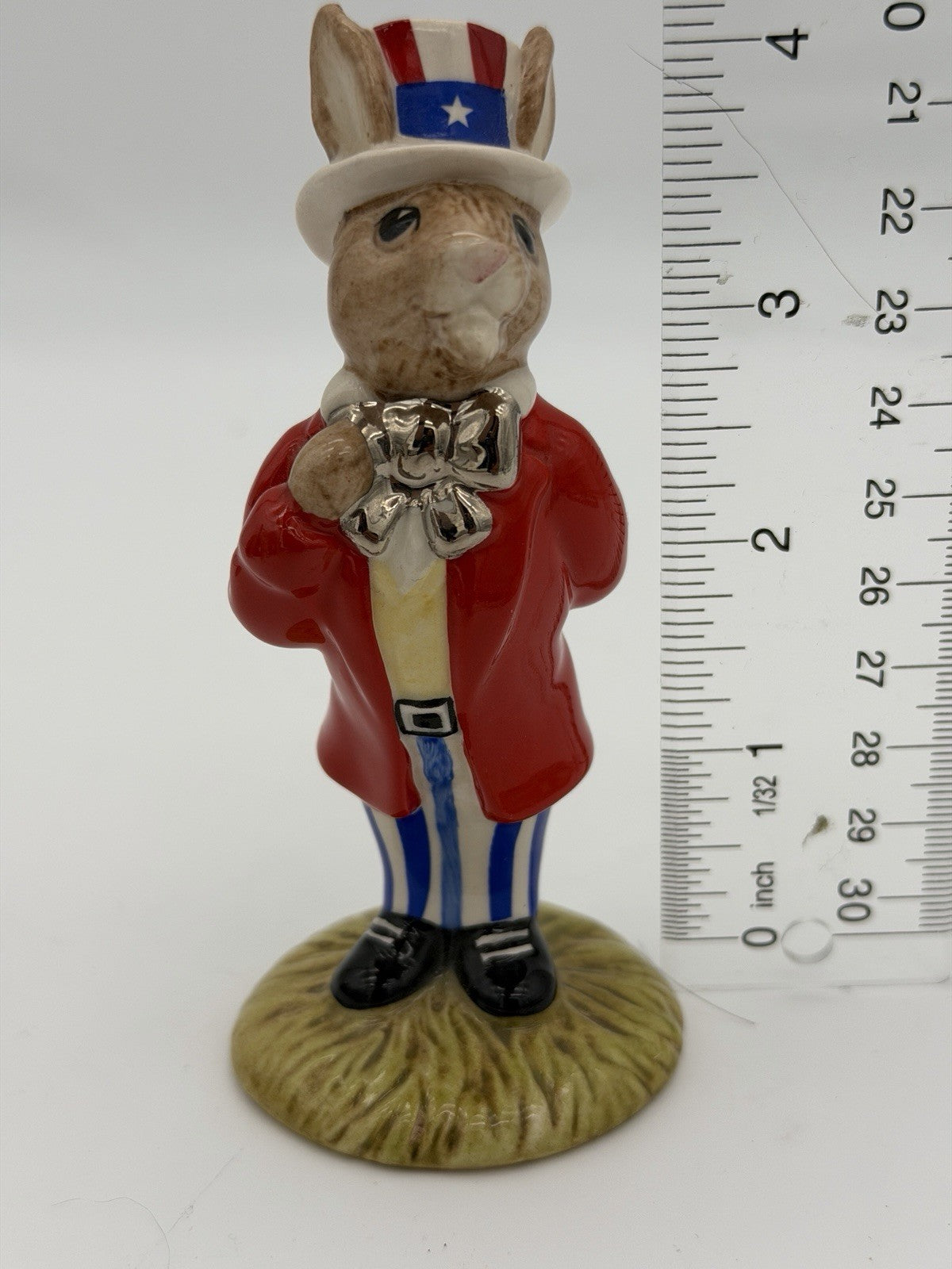 Royal Doulton Porcelain  Uncle Sam Bunnykins DB 175 Americana Painted Figurine