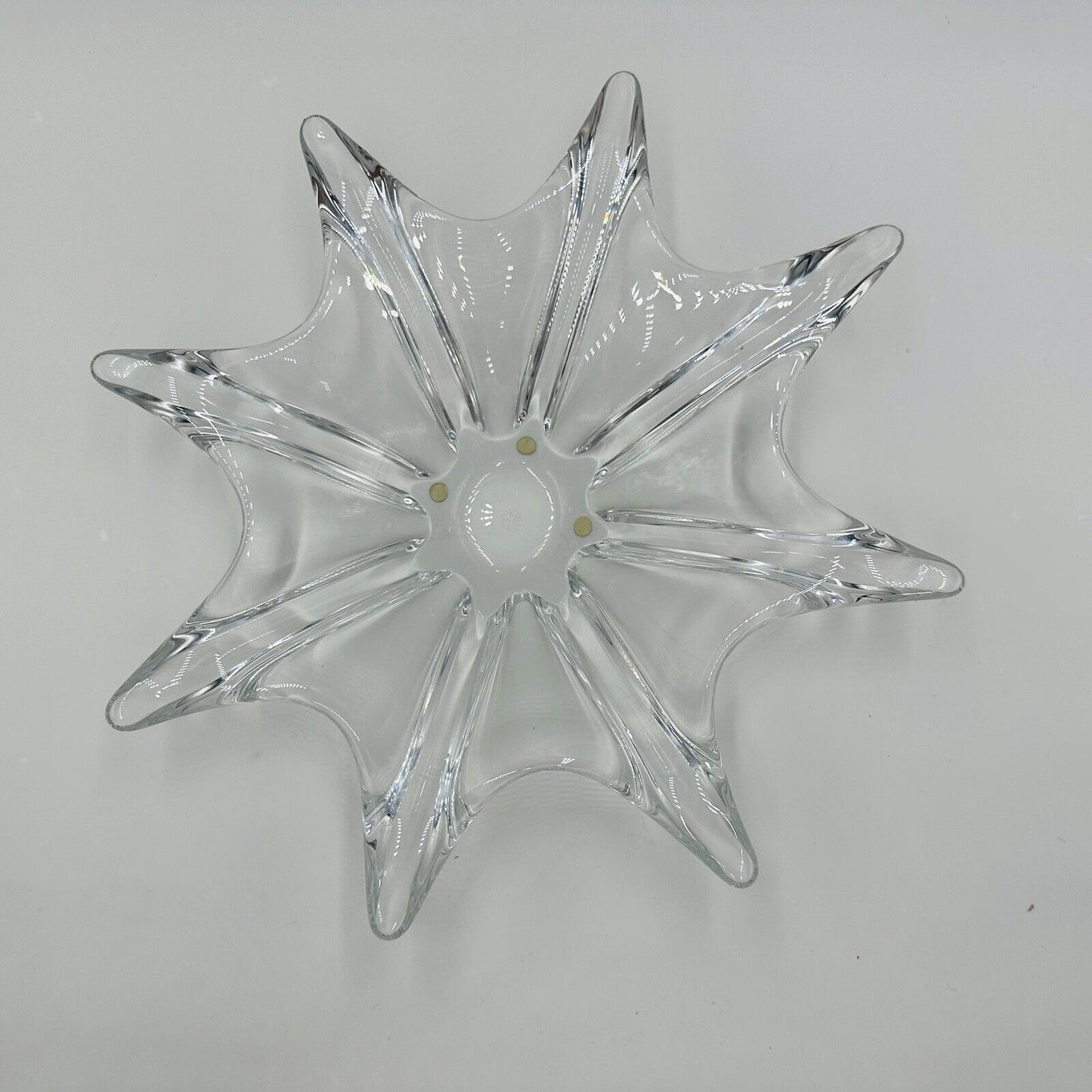 BACCARAT French Crystal Centerpiece Bowl Stella Starfish 14.5" Large Home Decor