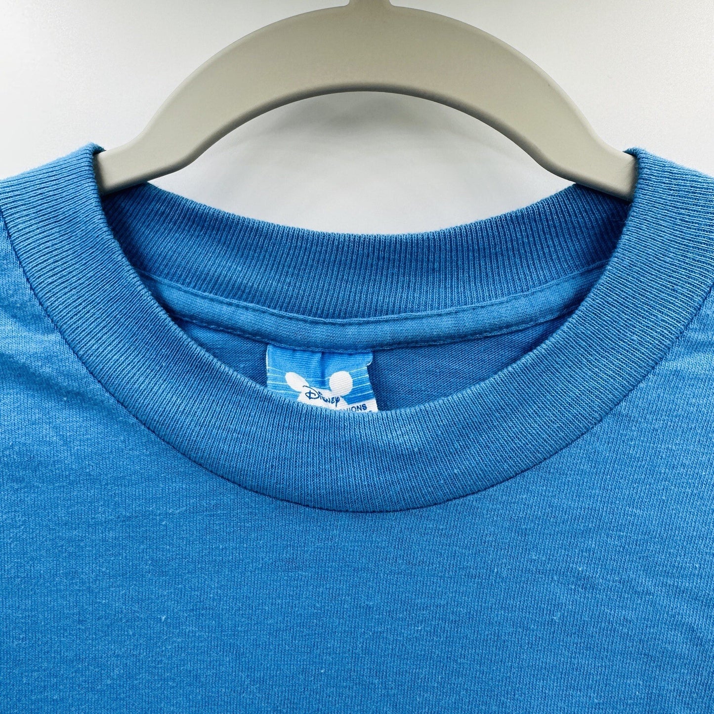 Disneyland Men's Medium T-Shirt Cinderella Castle Single Stitch USA Blue Vintage