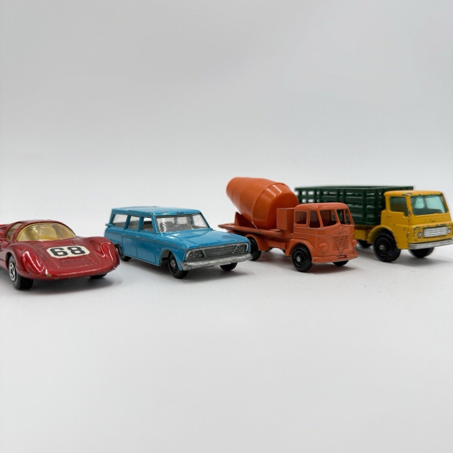 Vintage 1970 Matchbox Diecast Leslney England Car Toys Set