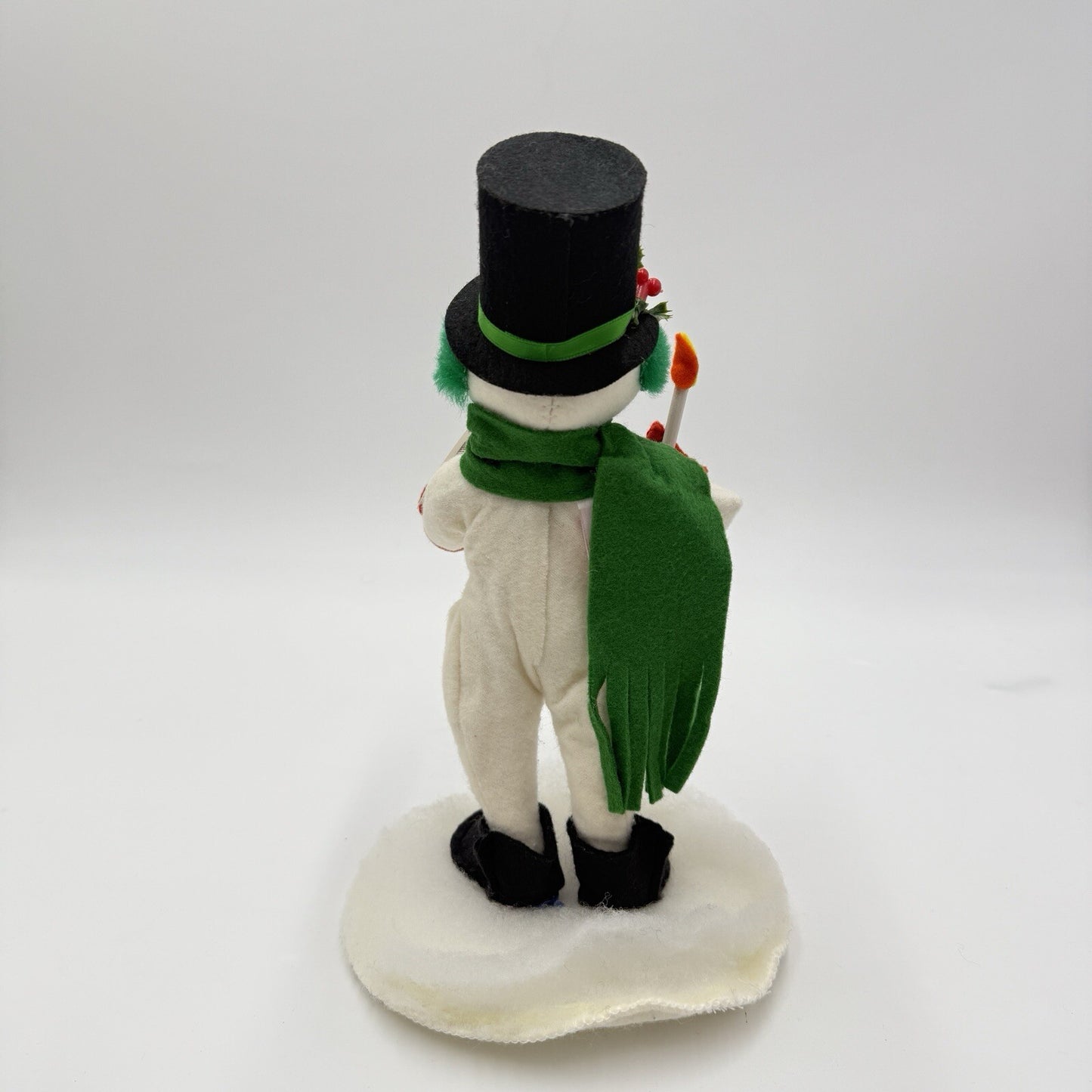 Annalee Dolls Christmas Snowman Caroler Vintage Figurine 9in