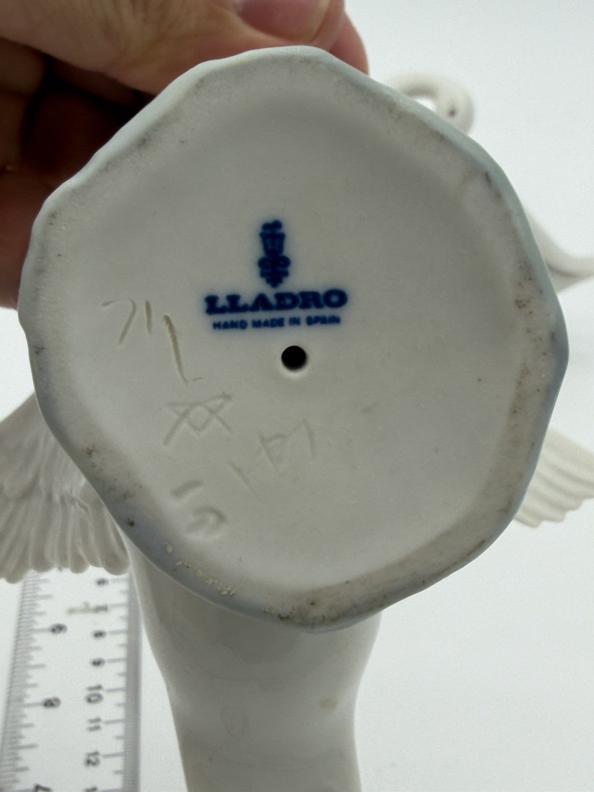 Lladro Spain Porcelain White Glossy /matte Pair Ducks Gesse Figurine Painted