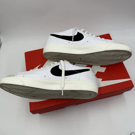 Nike Blazer Low '77 VNTG White/Black-Sail DA6364-101 Size 10.5 Men’s Sneakers